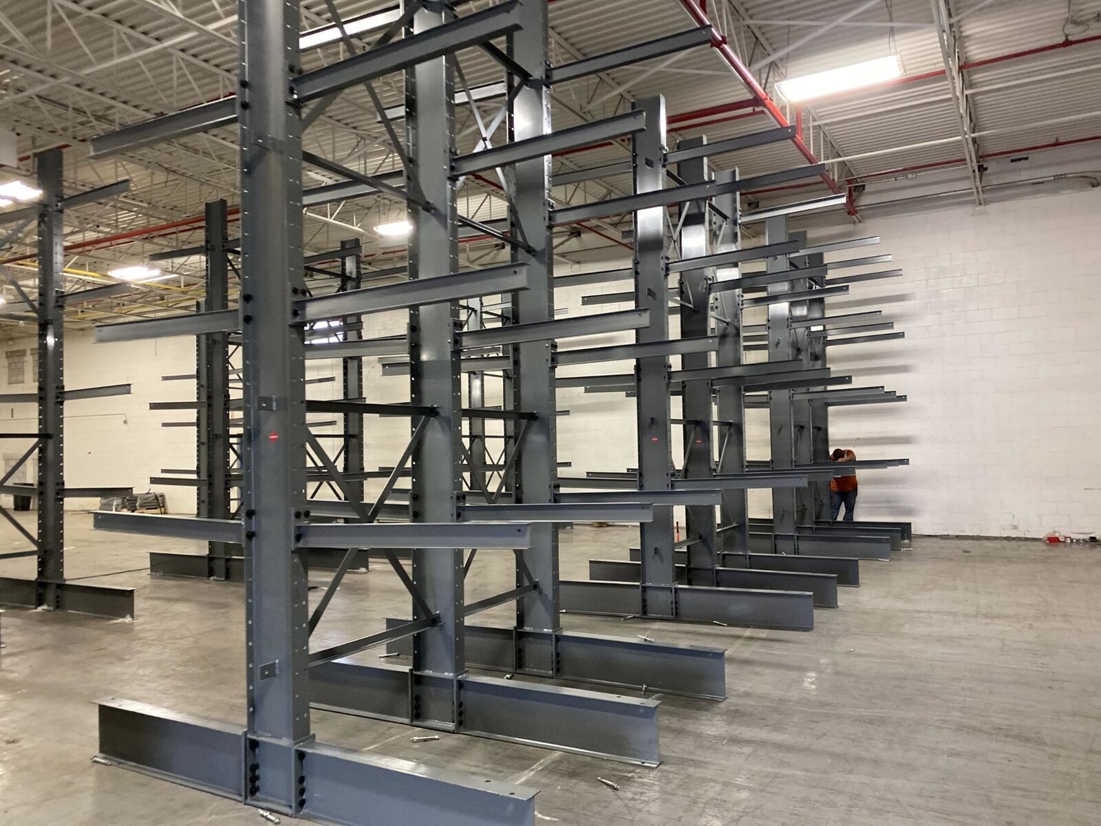 Warehouse storage rack configuration for Bellmead load planning